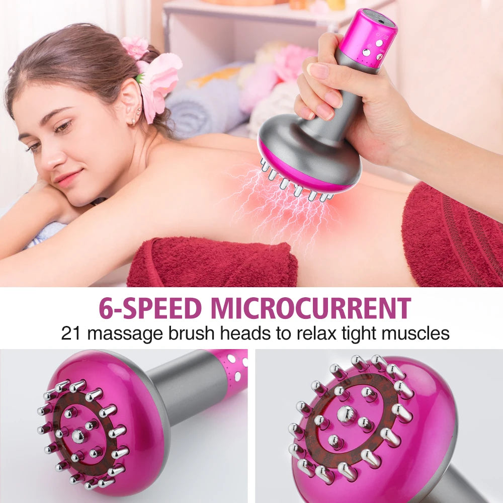 Microcurrent Anti Cellulite Guasha Eletric Guahsa Massager -