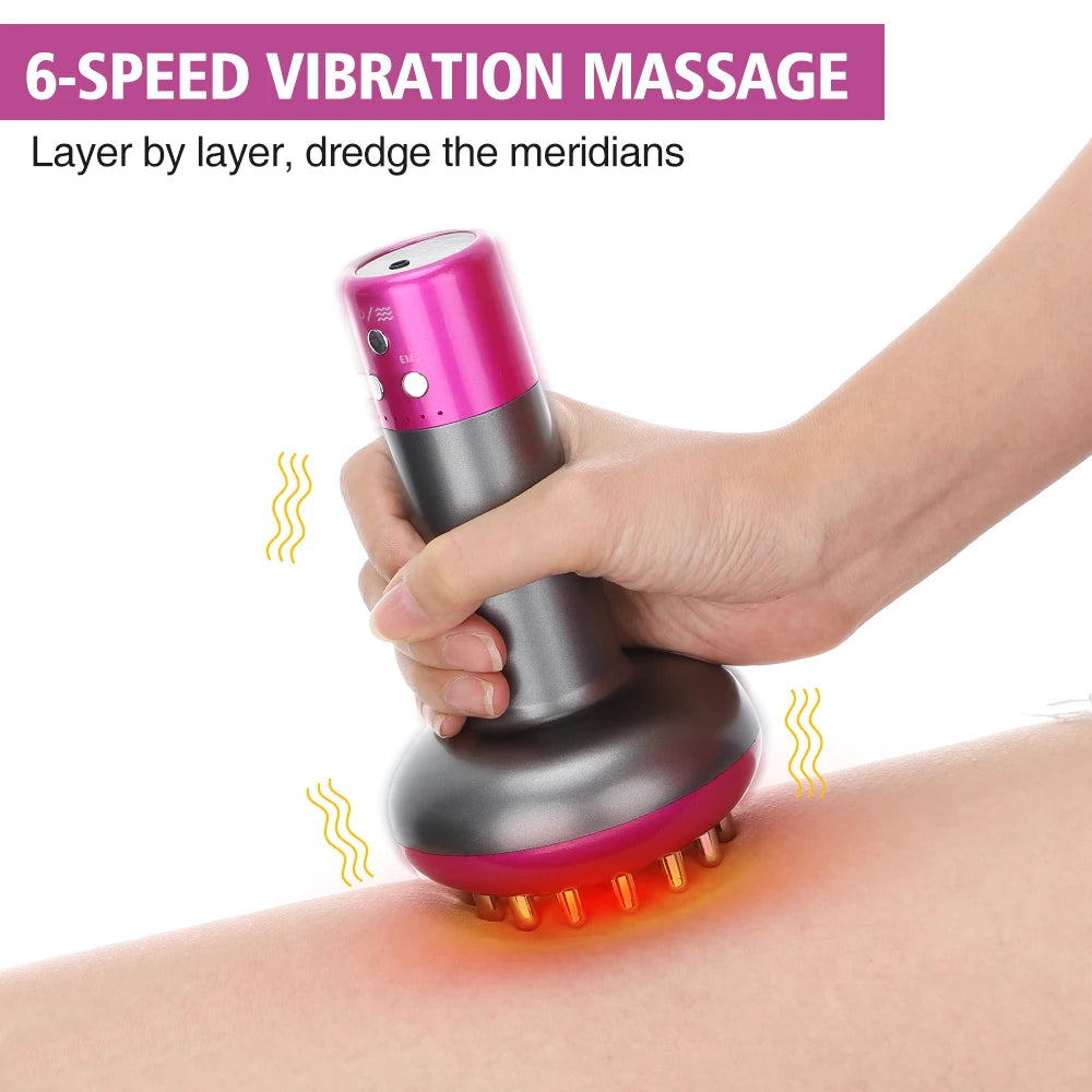 Microcurrent Anti Cellulite Guasha Eletric Guahsa Massager -