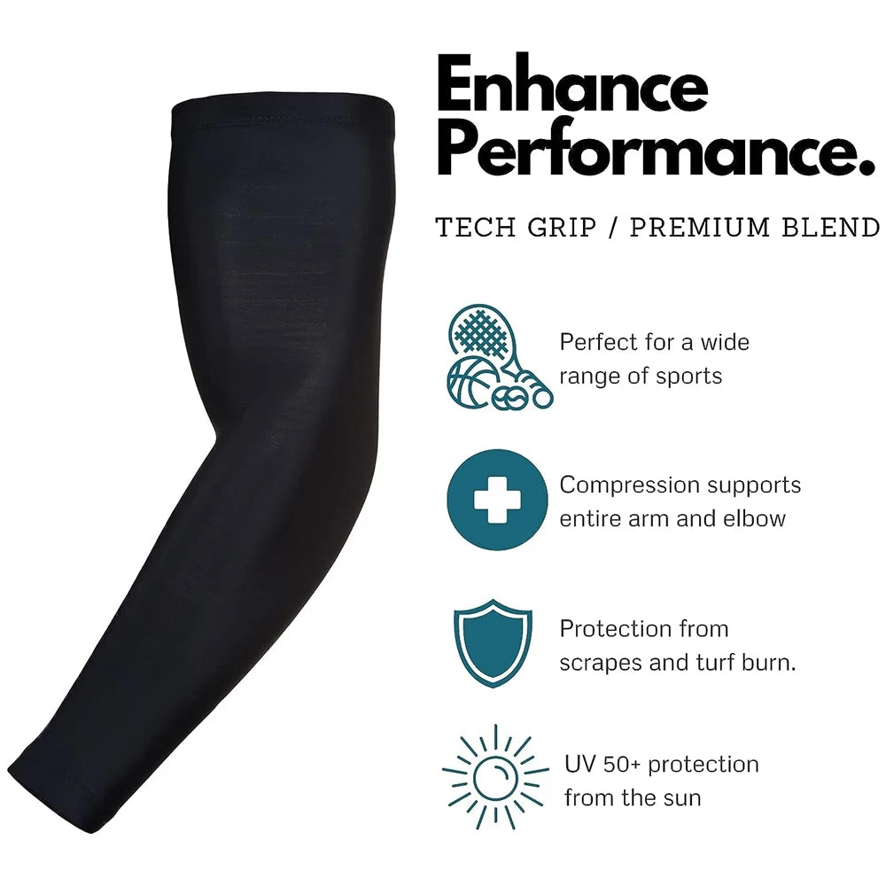 Lymphedema Compression Arm Sleeve for Women Men