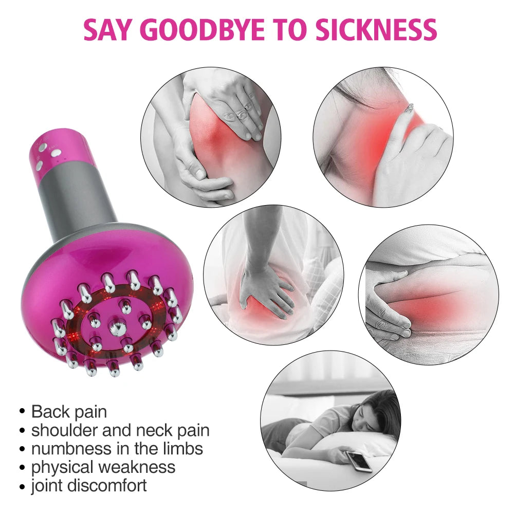 Microcurrent Anti Cellulite Guasha Eletric Guahsa Massager -
